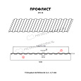 Профилированный лист МП-10x1100-B NormanMP (ПЭ-01-3020-0,5)