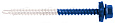 Купить долговечный Саморез 4,8х70 RAL5005 (синий насыщенный) в Компании Металл Профиль.