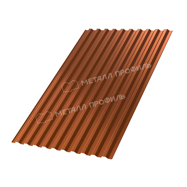 Профилированный лист С-21x1000-B (AGNETA_Д-20-Copper-0,5), который вы можете заказать по цене 46.54 руб..