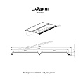 Сайдинг Lбрус-XL-14х335 (ECOSTEEL_MA-12-Античный Дуб-0.45)