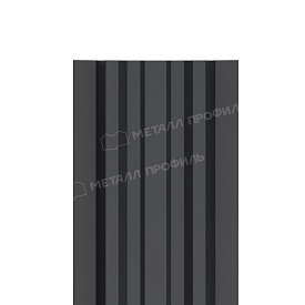 Штакетник металлический МП LАNE-T 16,5х99 (ПЭ-01-7024-0.45)